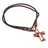 New Style Necklace 66 Cm with Cross Agate Pendant Charms for Elegant Women Wedding Clothes Jewelry