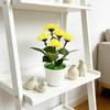 Simulated Artificial Rose Potted Flowers Multi-Bloom Bonsai  Living Room Ornaments