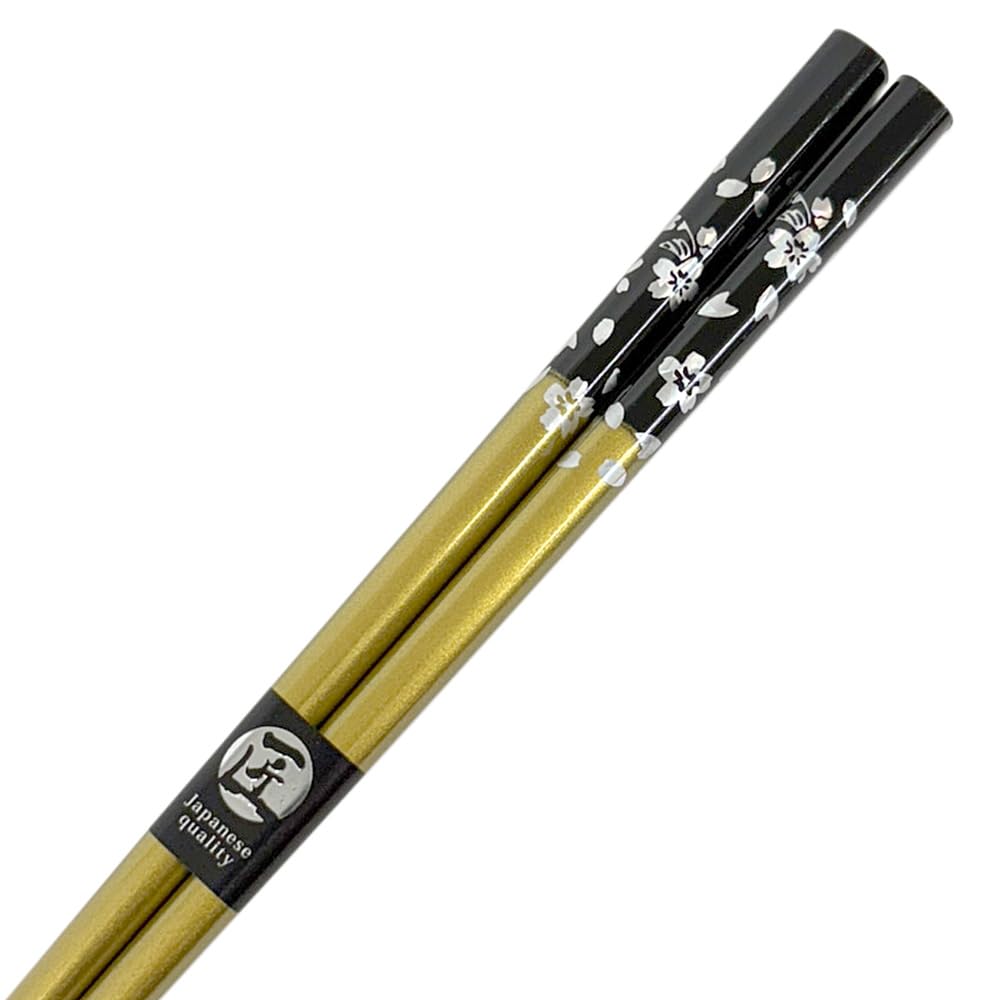 Chopsticks Silver Cherry Blossom Comes with a Designer Paulownia Wood Box and Dishwasher Perfect for an 80th Birthday A Great Gift for and Birthday