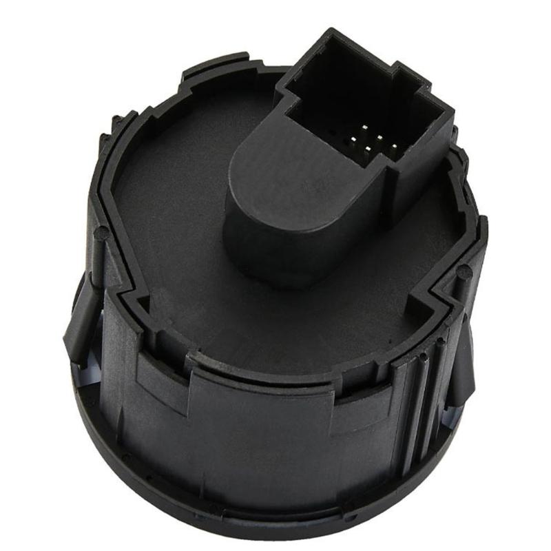 9L3Z11654AA Lighting Control Knob Assembly for Vehicle Dashboard Repair, Headlight Control Replacement Part with Black Housing, Single Service Unit