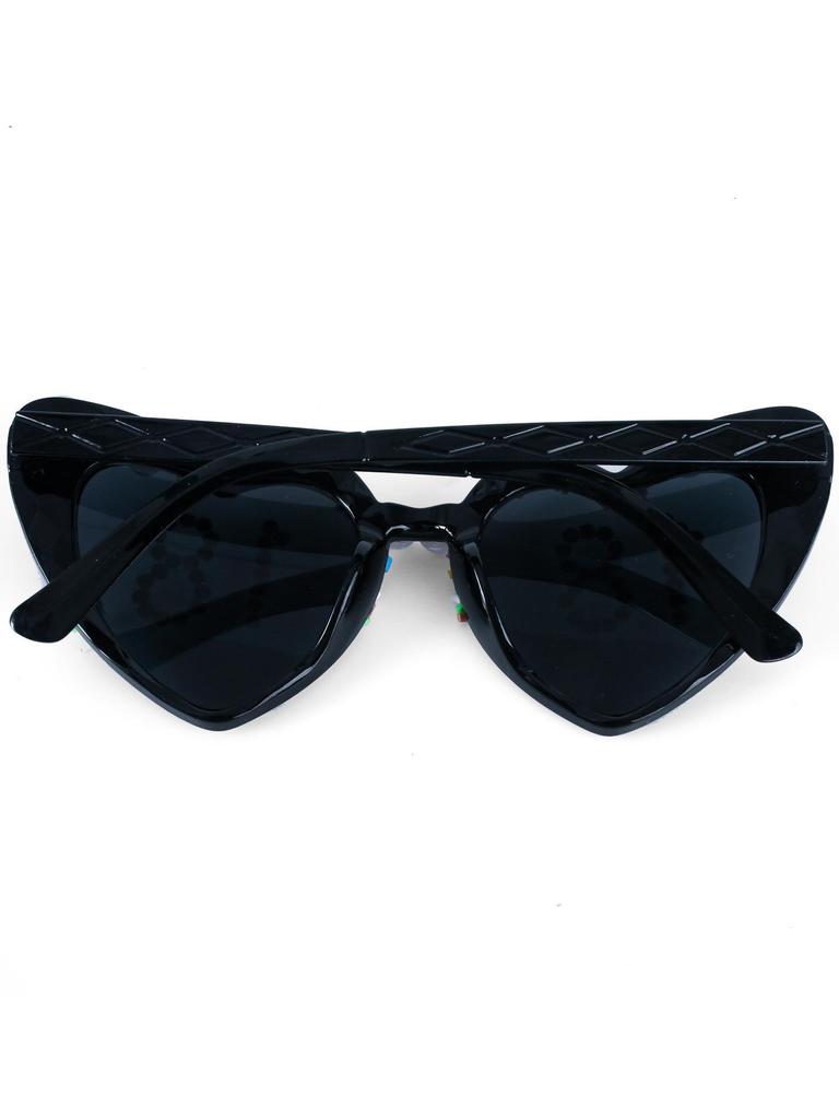 TEMU Black Birthday Party Sunglasses, Unisex Sexy Design 2025.