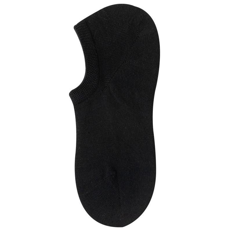 Summer Thin Men's Boat Socks, Anti-pilling and Non-dropping, Solid Color Deodorizing, Sweat-absorbing Invisible Socks, Pure Cotton Socks
