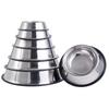 Stainless Steel Non-Slip Pet Bowl - Drop-Resistant with Paw Print Design, Available In Multiple Sizes