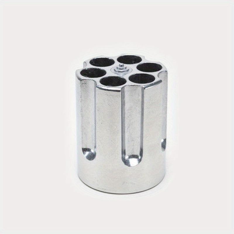 Soccer Pen Holder Creative Gun Cylinder Shaped Multifunctional Metal Storage Box Portable Pencil Stand Painting Brush Pen Hole