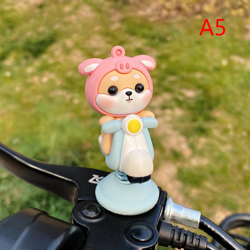 

1 шт., симпатичная собака, украшение для салона автомобиля, креативная пружинная собака, качающая головой, приборная панель, статуэтка, украшение для руки мотоциклиста