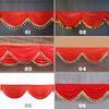 3M Wedding Background Curtain Swag Xmas Event Party Valance Curtain Drape Panel Wedding Backdrop Stage Background Decor
