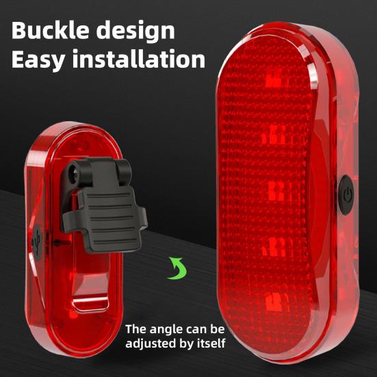 Bicycle Tail Light with Brake Sensor Waterproof USB Rechargeable Universal MTB Road Mountain Bike Cycling Night Riding Warning Rear Lamp