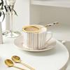 WOOCH Golden Light Ceramic Cup & Saucer Gift Set