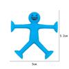 Kids Cartoon Sucker Unique Suction Cup Color Yellow Little Character Expression Creative Doll Little Yellow Person Decompression