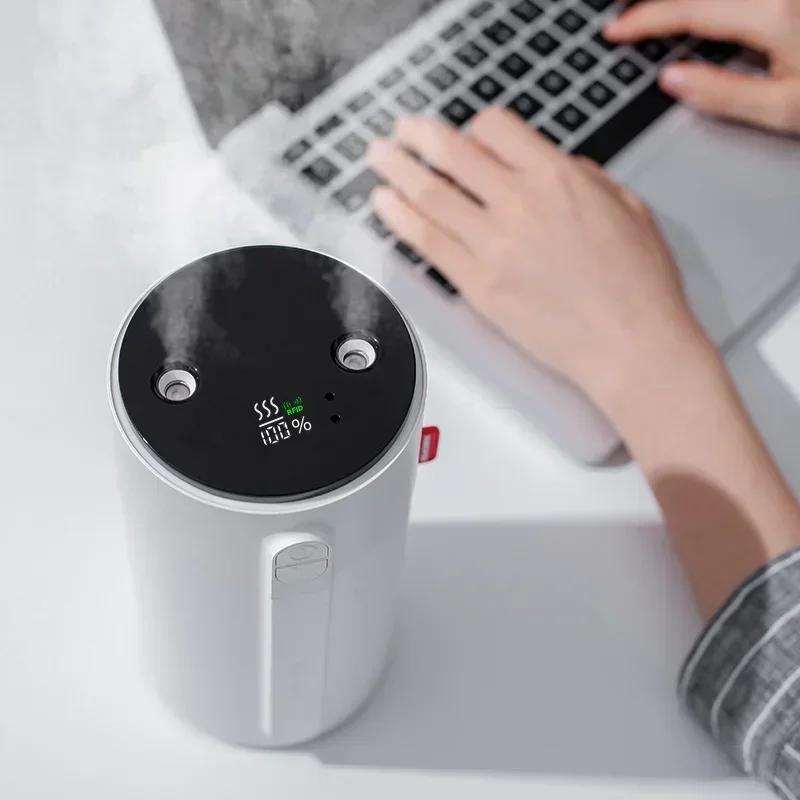 2000mAh 800ML baterie USB dobíjecí zvlhčovač vzduchu inteligentní indukční zvlhčovač vzduchu pro domácí auto
