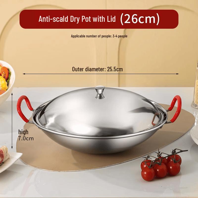 Stainless Steel Dry Pot Alcohol Stove