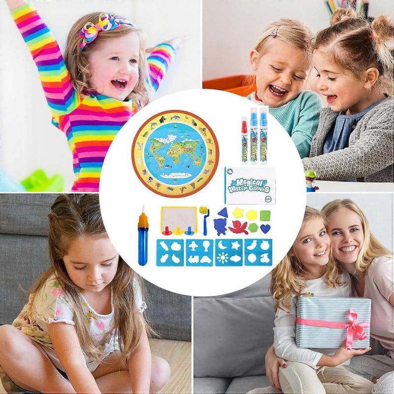 Water Doodle Mat – Kids Drawing Mat, Learning Toy, Writing Activity, 80 x 80 cm