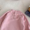 2025 Winter Kids' Fleece Base Layer: Girls' Half-High Neck, Boys' Embroidered Cartoon Top