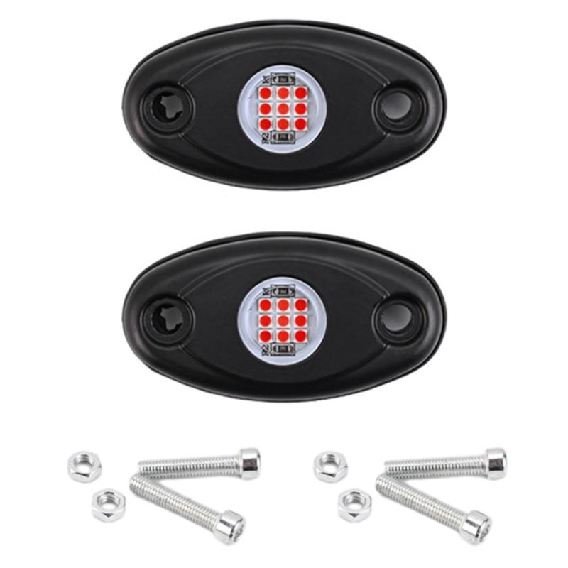 Accesorii Auto Lumini Rock LED 9 LED-uri Lumini Underglow IP67 Impermeabil Lampă Trail Rig pentru Camion Pickups