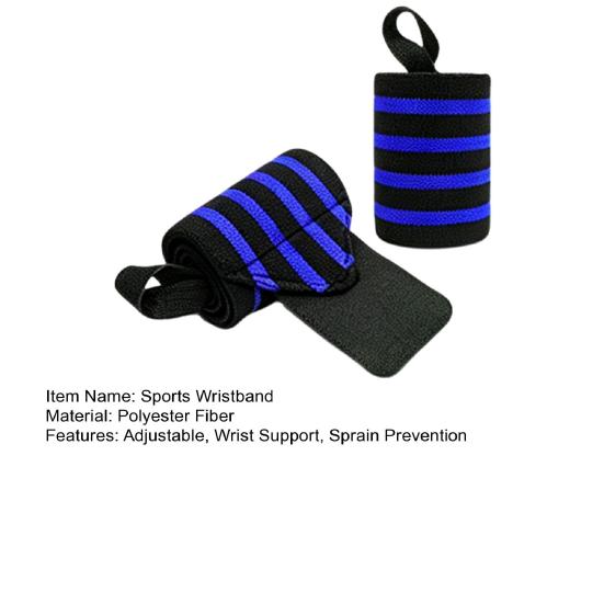 2Pcs Wrist Compression Strap Adjustable Wrist Support Wrap Sprain Prevention Men Women Strength Training Weightlifting Deadlifts Wrist Brace