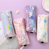 Pencil Case Rectangular Waterproof Stationery Bag with Multiple Compartments Pencil Pouch for Pens Erasers Rulers School Office Supplies