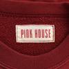 PINK HOUSE Long sleeve trainer Red sweat Women Used
