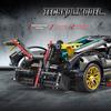 Non-Toxic 1:14 Technical Building Blocks Hypercar Racing Car Creative Model Assemble Vehicle Bricks Toy Birthday Christmas Halloween Gifts