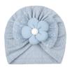 Spring new children's hats, bronzing mesh bow flower baby hats, cute baby hats