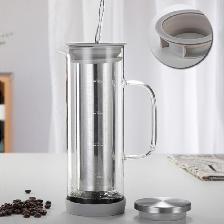 Modern Cold Brew Coffee Pots with Sleeve Modern Cold Brew Coffee Carafes with Easy to Use Filter for Youngsters