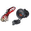 LED Light Car Charger 12V-24V Power Socket Adapter PD USB Outlet  RV