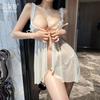Summer Sexy Pajamas Sexy Underwear Pure Lust Pajamas Female Seduction Breasts Split Hollow Perspective Uniform