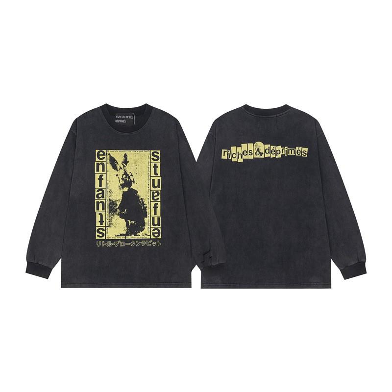 Unisex Oversized Hooded Sweatshirt With Washed Vintage Print Soft Cotton Blend Relaxed Fit Fall Casual Wear