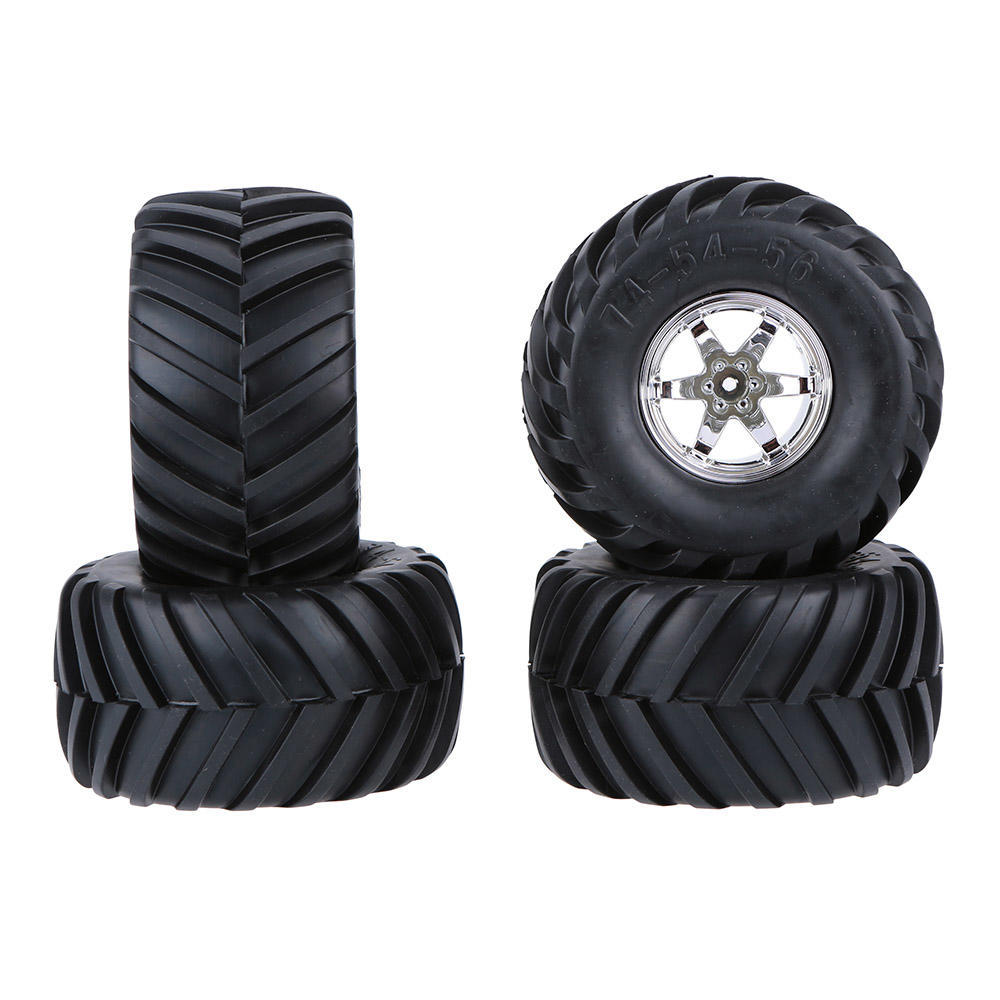 4Pcs/Set 1/10 Truck Tire Tyres Replacement for TRX HSP Tamiya HPI Kyosho Remote Control Model Car