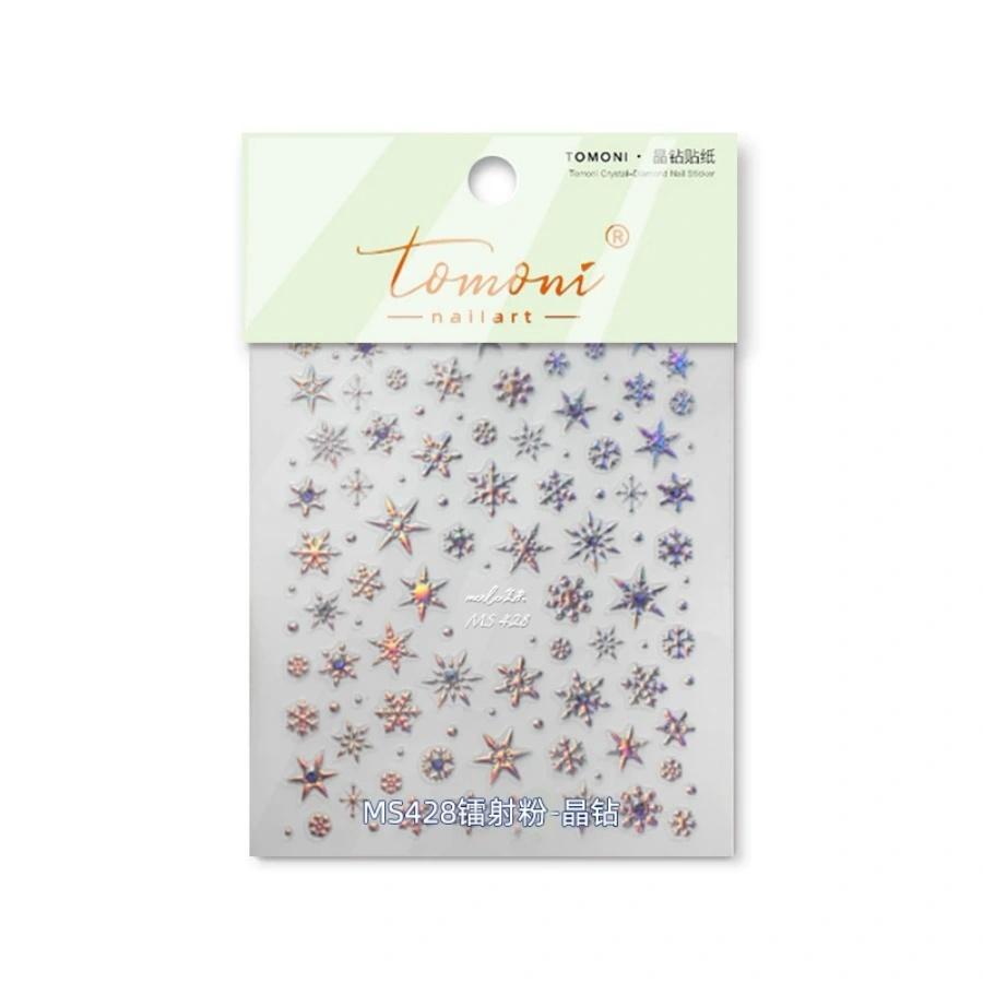 Cute Animals Bear Dog Cake Sweet Cherry Grid Bowknot Star Line Fruit Relief Self Adhesive Nail Art Stickers 5D Manicure Decals
