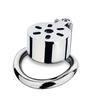 Metal Stainless Steel CB Lock Chastity Lock Penis Cage Cock Rings Chastity Ball Stretcher  Sex Toy Urethral Toy