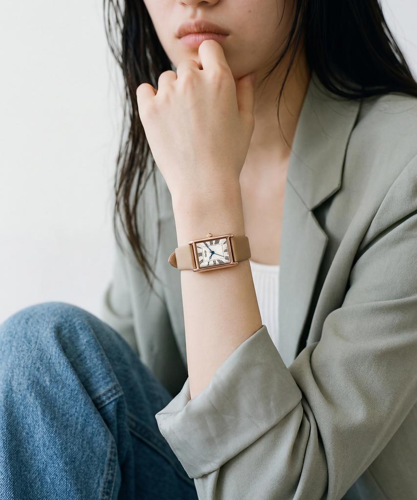 Sialeugo Sg-010S-Rp Fennel Collection Women'S Leather Wristwatch