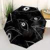 1pc Eyes Pattern Automatic Open/Close Umbrella, Portable Folding Umbrella for Travel, Themed Events,