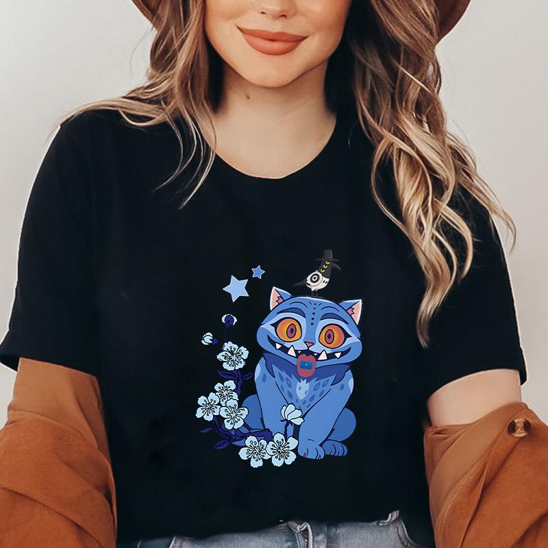 Kpop Demon Hunters Women T-shirt Korean Funny Graphic Y2k Tops Short Sleeve Tees Streetwear Female Harajuku Aesthetic Clothing