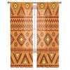 Aztekische geometrische Muster transparente Vorhänge für Schlafzimmer Wohnzimmer Tüll Vorhänge für Küche Fenster Voile Vorhänge