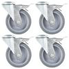 Day and Night - Day and Night Swivel Casters with Pin Hole 12 Pack 100mm