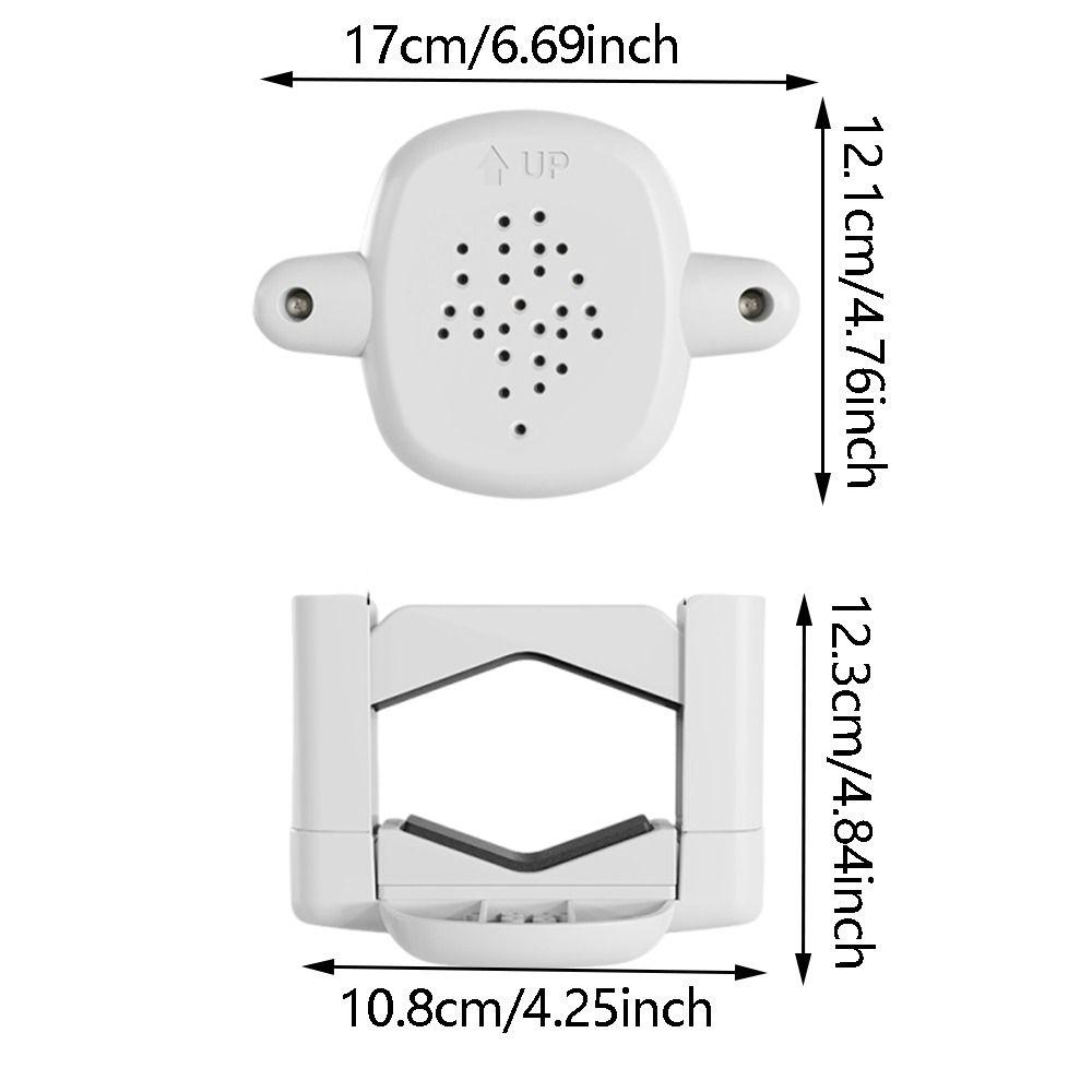 2Pcs Pressure Mounted Baby Gate Banister Adapter Hardware Mounted Retractable Stairway Pet Gate Adapter No-Drill Mounting