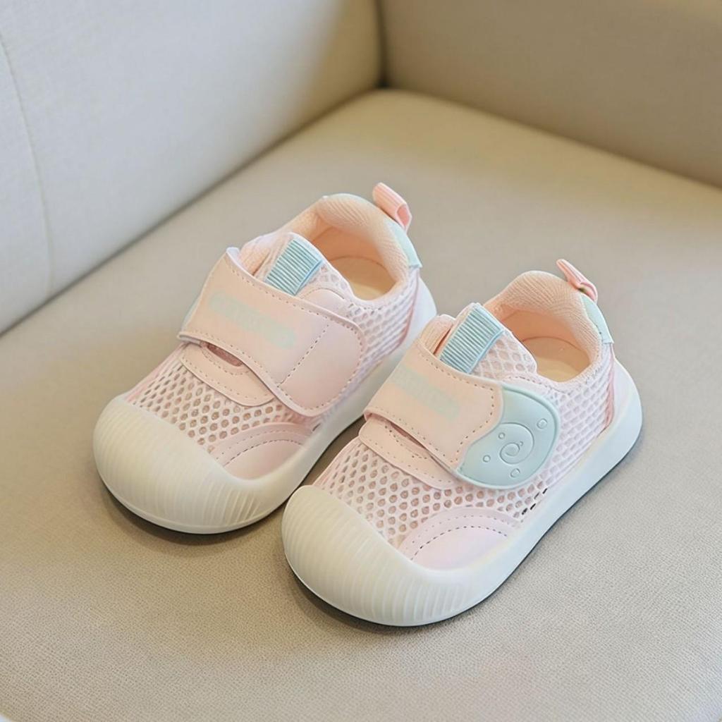 Baby Soft-Soled Toddler Shoes for Boys & Girls: Breathable Mesh for Spring/Autumn