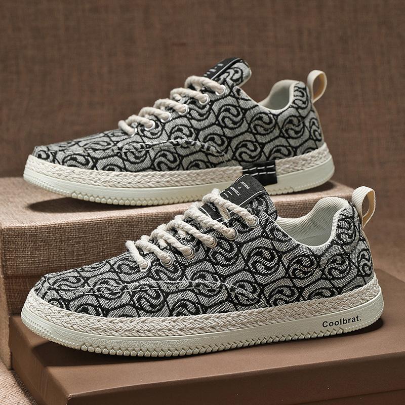 Canvas new summer breathable autumn and winter casual black board shoes lazy cloth shoes