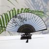 Folding Japanese for Festivals and Fireworks Japanese Beautiful Bamboo [DERAYEE] Fan, Bamboo, Style, Summer, Stylish, Handheld, Displays, Accessory,