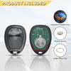Key Fob Replacement for 2006-2013 Chevrolet Impala/ 05-07 Monte Carlo/ 06-11 DTS & Buick Lucerne Car Keyless Entry Remote Control, OUC60270 OUC60221,
