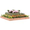 vidaXL Pflanzkübel 110x110x27 cm Massivholz Douglasie