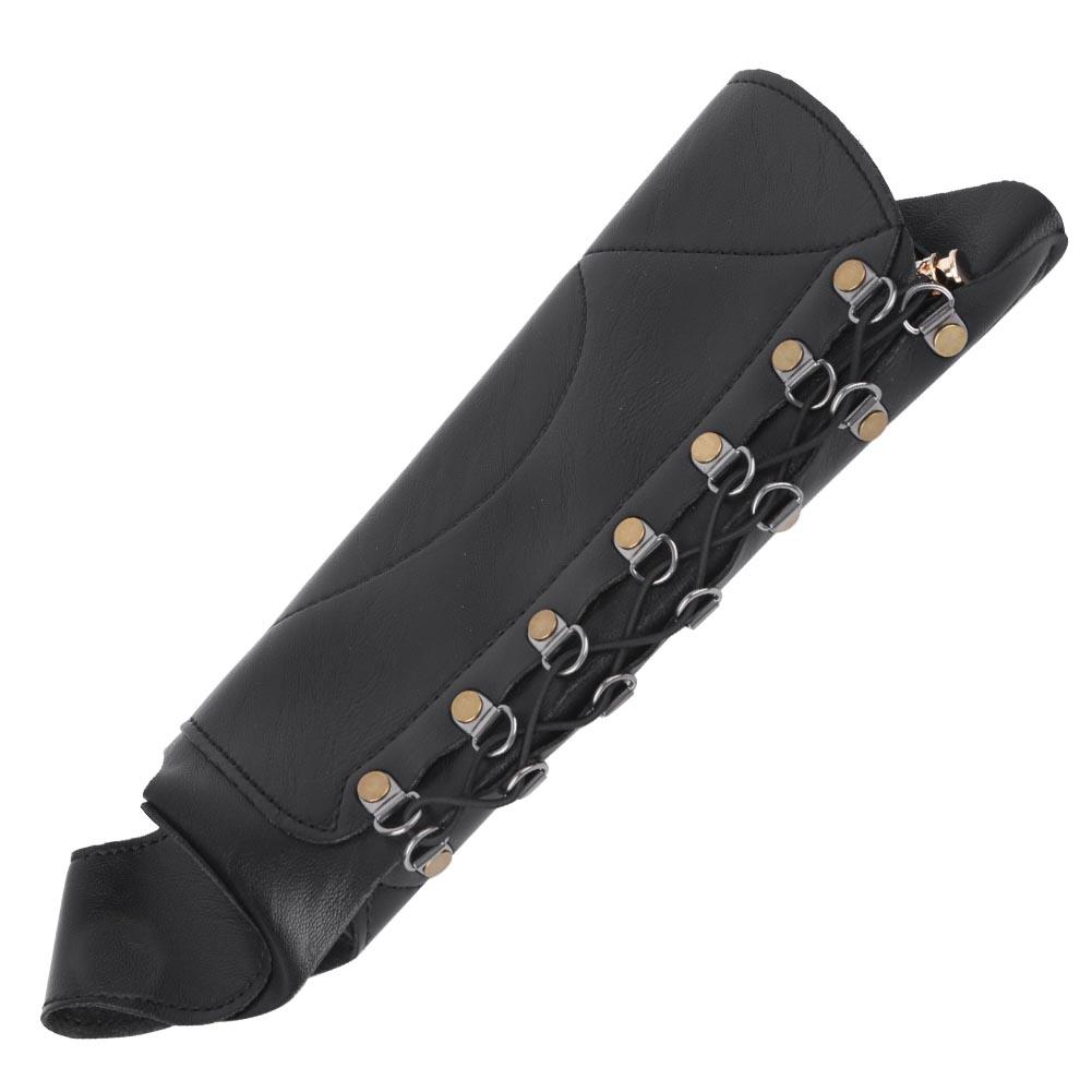 Two Generation Arm Guard Armband Outdoor Bow Shooting General Protecting AccessoriesBlack