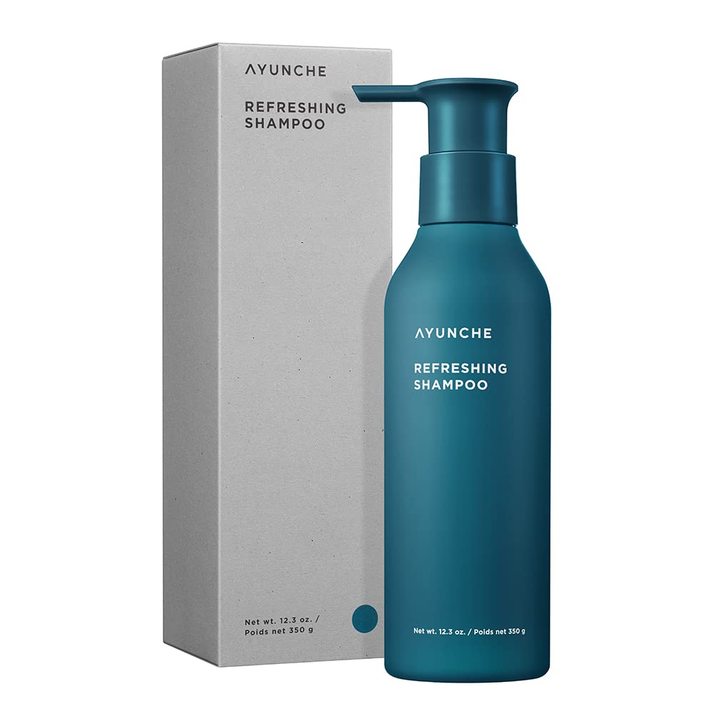 AYUNCHE Refreshing Shampoo Official AYUNCHE Brand 350ml, Scalp, Premium, Salon-Quality,