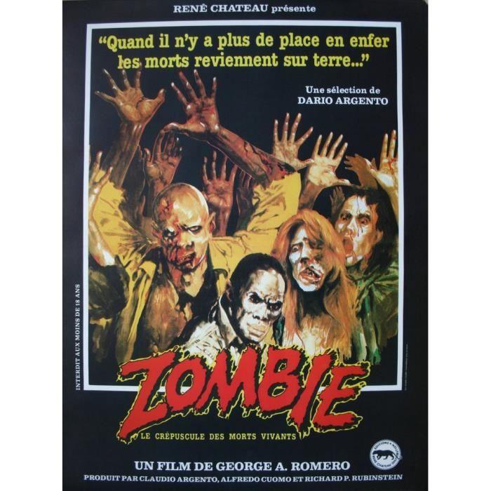 

ZOMBIE Affiche Cinéma Originale ROULEE Petit format 53x40cm Movie Poster ROMERO DAWN OF THE DEAD