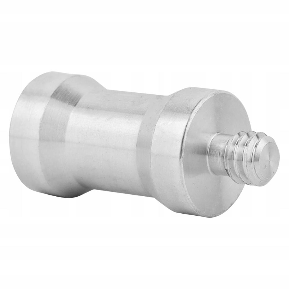 Adapter sleeve, tripod reduction M8 to 1/4" aluminum for lamp stand