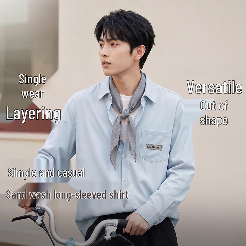 Baleno Men's Mountain-Style Casual Long-Sleeve Shirt