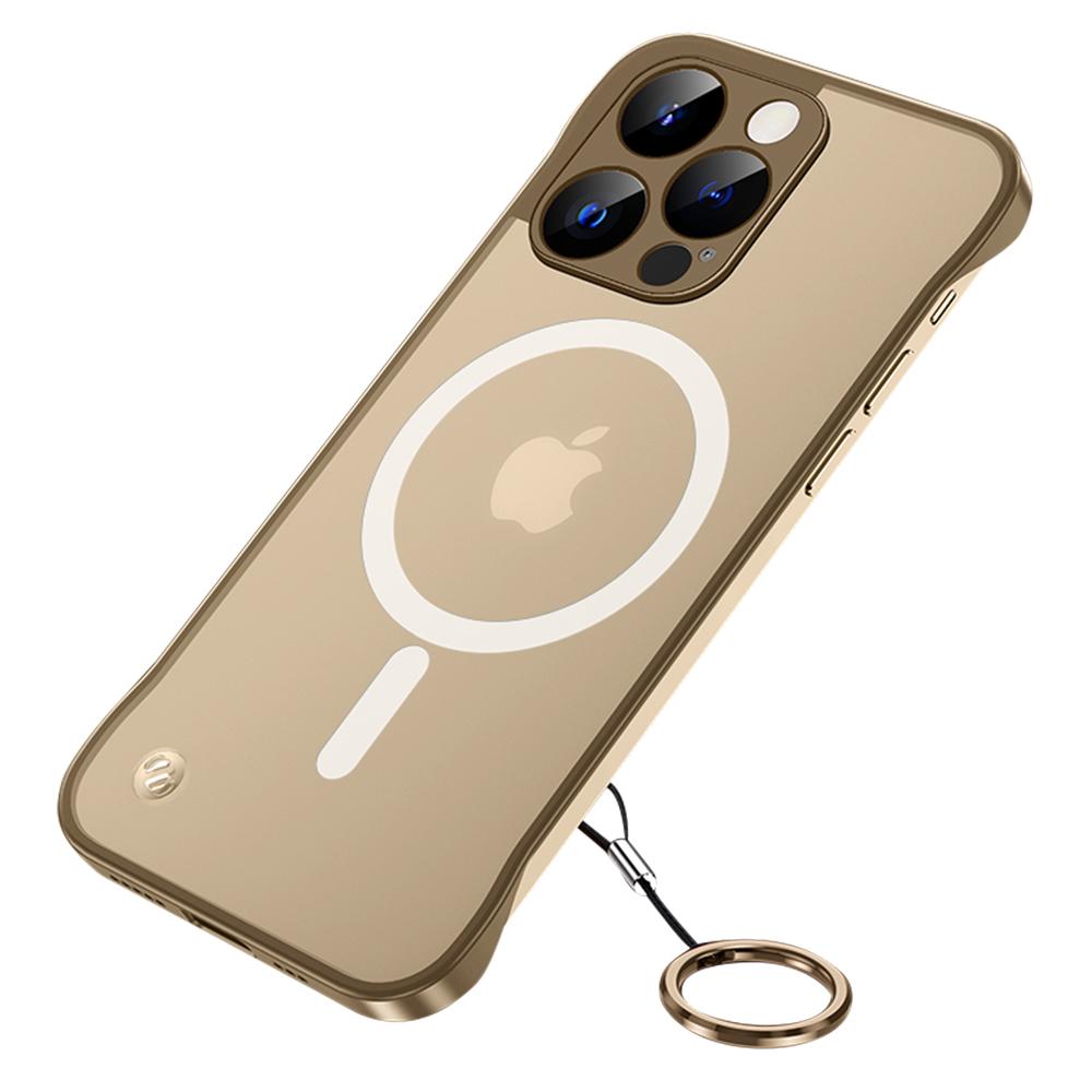 For iPhone 16 Pro Max Case Compatible with MagSafe Matte PC Frameless Mobile Cover