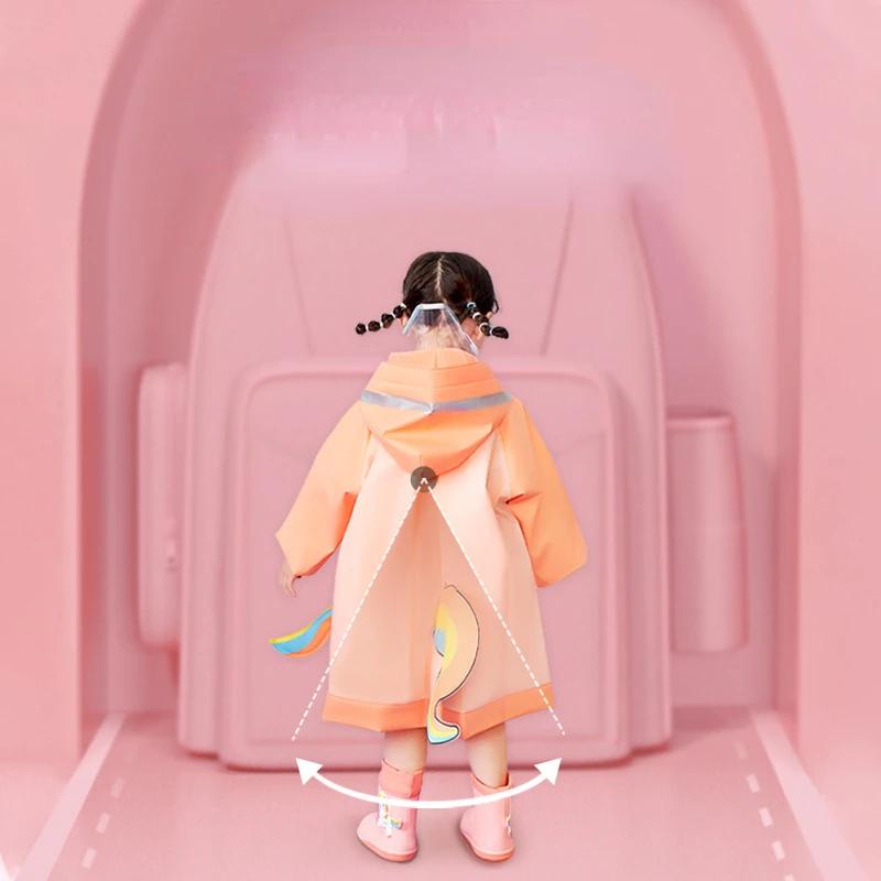 Keconutbear Kinder Regenmantel Neu Wasserdicht Jungen Mädchen Regenbekleidung Wandern Regenmantel Kindermode Regenmantel Studenten Regenkombi