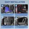 Passenger Right Side Mirror Glass - Compatible with Jeep Vehicles - Compass 2017-2025, Cherokee 2014-2023, with Heated/Blind Spot Detection, Without