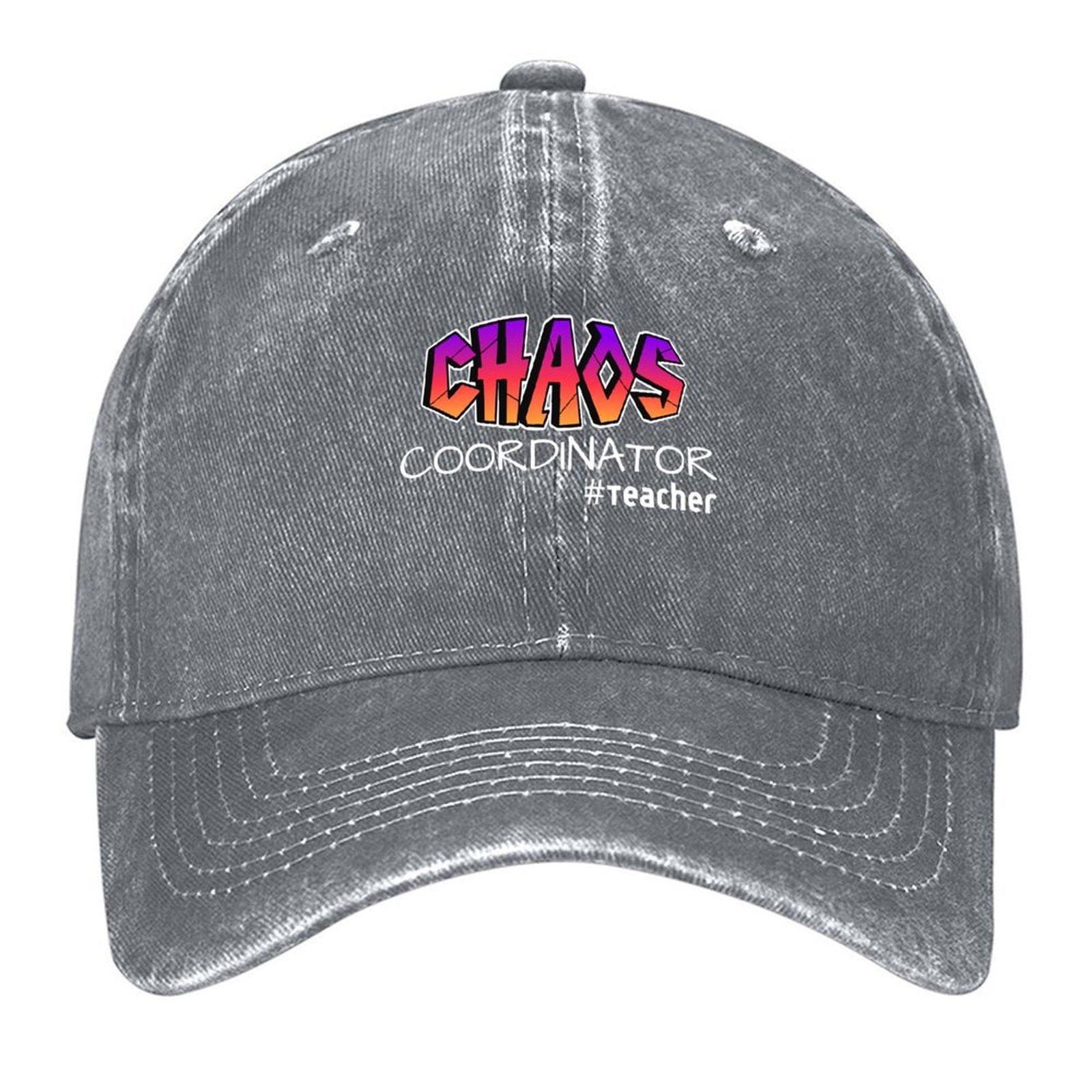 Chaos Coordinator Teacher Baseball Cap Thermal Visor Golf Wear hard hat Sunhat Women Hats Unisexs